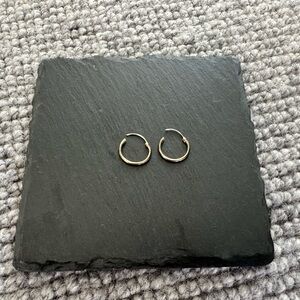 Gold Huggies Hoop Earrings
